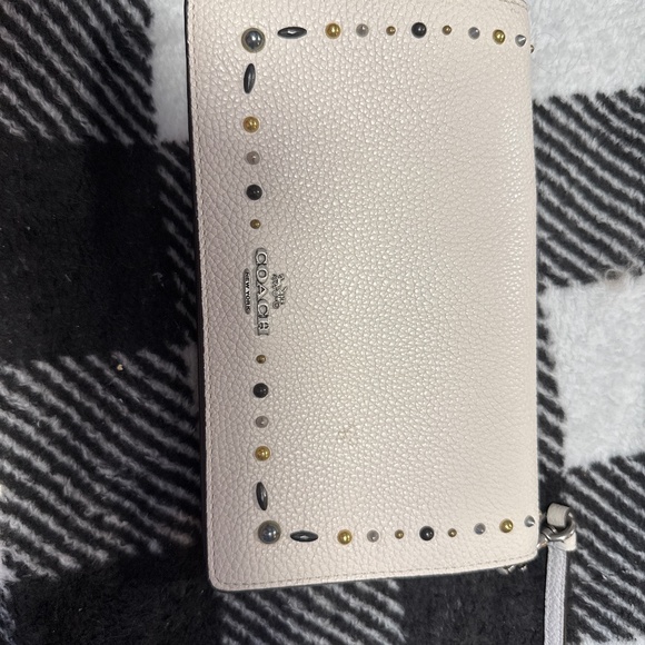 COACH Prairie Rivets Foldover Crossbody/Clutch - Picture 1 of 3